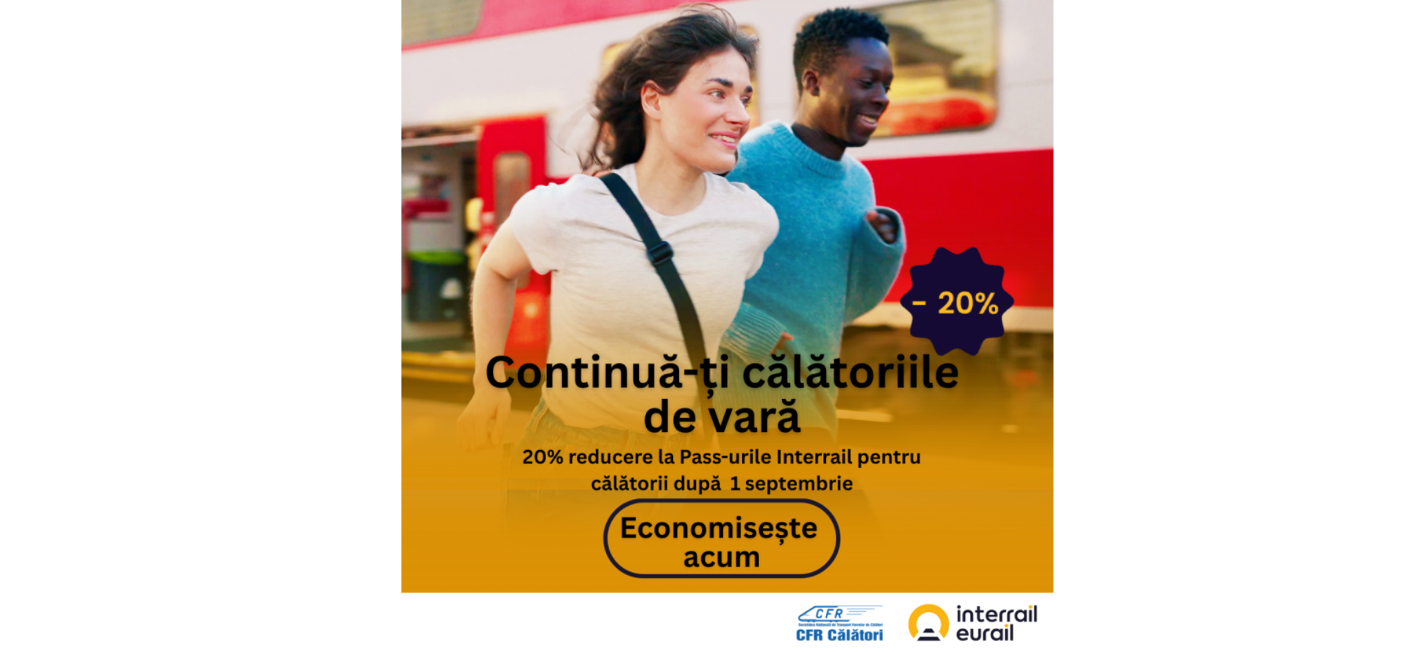 CFR Călători: Prețuri promoționale la Interrail Global Pass și One Country Pass Untitled design18