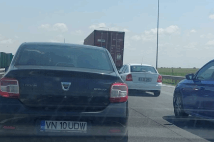 Accident între două mașini pe Autostrada A2, sensul de mers spre Constanța / Trafic îngreunat accident a2 trafic ingreunat