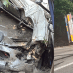 FOTO VIDEO Accident GRAV cu 8 persoane implicate în județul Tulcea / Un bărbat a DECEDAT / O mașină a fost prinsă sub un TIR accident tulcea