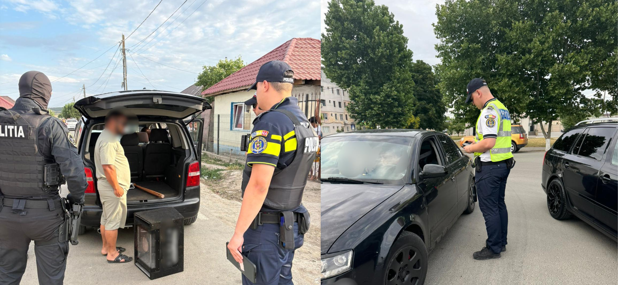 Acțiune cu forțe mărite în municipiul Medgidia, Cobadin și Castelu / A curs cu amenzi / Minor prins la volanul unei mașini actiune politie