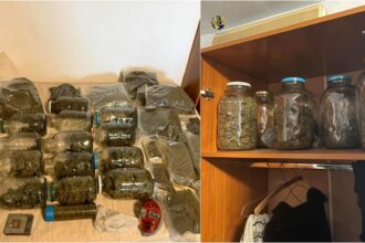 Dealer din Tulcea, condamnat la Constanța: i-a fost găsit 1 kg de cannabis în casă/ A declarat că l-a găsit pe câmp droguri la borcan gasite in casa unui barbat din bucuresti