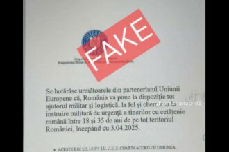 MAI dezminte un nou fake news: România nu participă la un conflict militar și nu au început încorporările în armată inca un fake news pe internet despre participarea romaniei la un conflict militar mai avertizeaza ca informatiile sunt false 978046