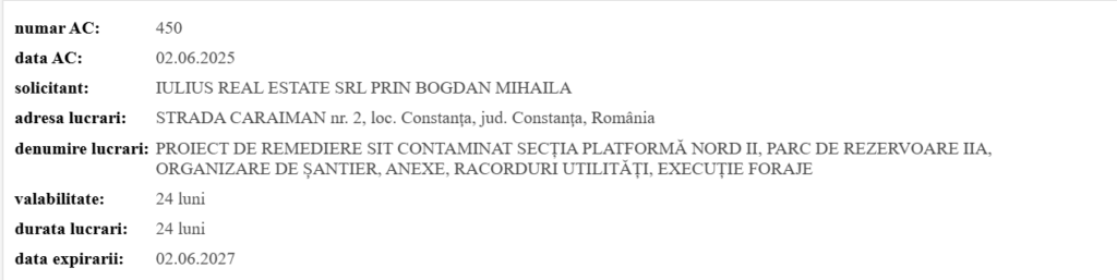 Iulius Real Estate demarează oficial lucrările de reabilitare a fostei platforme Oil Terminal de la Constanța 2 Iulius Real Estate demarează oficial lucrările de reabilitare a fostei platforme Oil Terminal de la Constanța rtrt