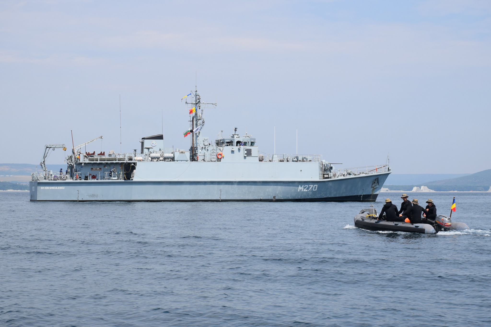 FOTO Grupul operativ MCM Black Sea, activități pe mare în cadrul exercițiului multinațional BREEZE 25 522741965 1188515593318171 6152421583411274136 n