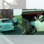 FOTO VIDEO Un începător a intrat cu mașina sub un TIR, pe Autostrada Soarelui! Design fara titlu 71
