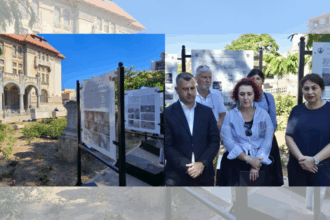 FOTO VIDEO Expoziție în aer liber la Edificiul roman cu mozaic: „File de istorie tomitană” Design fara titlu 72