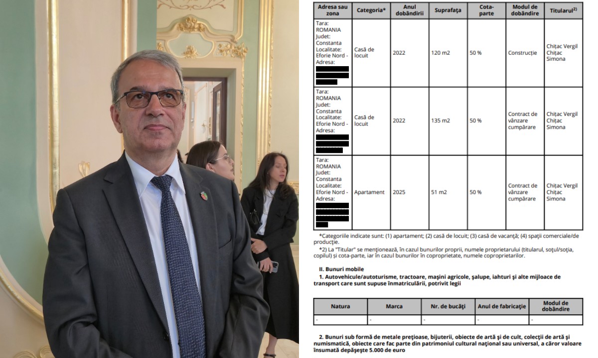 Declarație de avere: Vergil Chițac și-a cumpărat un apartament în Eforie Nord/ Câți bani încasează anual edilul Fotoram.io 2025 07 04T155530.693