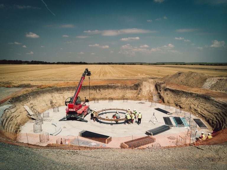 FOTO O companie daneză investește într-un parc eolian în Pecineaga, județul Constanța/ Vor fi instalate opt turbine Pecineaga Park 2 768x575 1