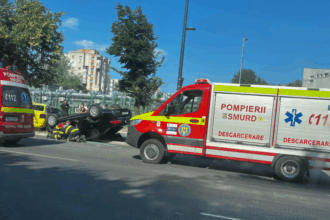 FOTO Accident cu două victime la Spitalul de Boli Infecțioase, Constanța. O mașină s-a răsturnat Screenshot 2025 07 20 171206