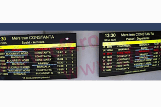 Atenție! Un tren care urma să plece din Constanța la Mangalia are întârziere de 294 de minute / Ce spune CFR Screenshot 2025 07 30 133336