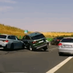 VIDEO Accidentul de pe A2 a fost surprins de o cameră de bord Screenshot 11 1