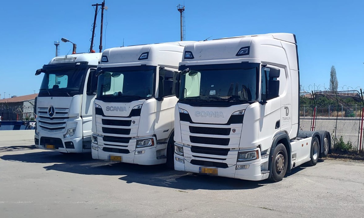 VIDEO Trei autocamioane căutate de către autoritățile din Danemarca, descoperite de polițiștii de frontieră în Portul Constanța WhatsApp Image 2025 07 05 at 10.27.41