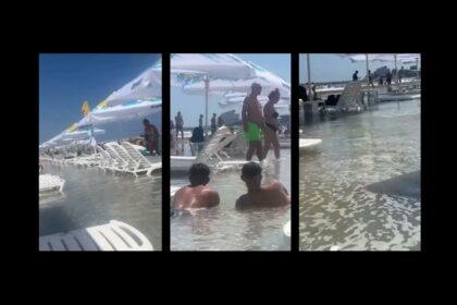 VIDEO Marea a inundat plaja din Costinești. Turiștii au fost surprinși de valuri pe șezlong WhatsApp Image 2025 07 08 at 18.53.47