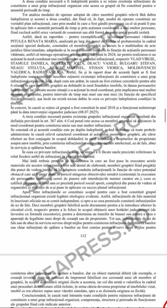 EXCLUSIV MOTIVAREA judecătorilor privind măsurile preventive din „Fabrica de Moșteniri” / Grupul condus de Vlad Virgil și Vasile Deacu a acționat neîntrerupt, după un plan precis 2 EXCLUSIV MOTIVAREA judecătorilor privind măsurile preventive din „Fabrica de Moșteniri” / Grupul condus de Vlad Virgil și Vasile Deacu a acționat neîntrerupt, după un plan precis WhatsApp Image 2025 07 15 at 20.12.38