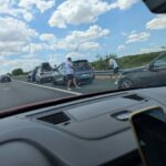 FOTO Accident cu cinci mașini implicate pe A2, în zona localității Cernavodă / O persoană rănită / Trafic îngreunat WhatsApp Image 2025 07 20 at 14.50.54