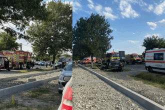 FOTO/ PATRU VICTIME au ajuns la spital în urma unui accident între două mașini, la Murfatlar, ieșirea spre Poarta Albă UPDATE accident murfatlar