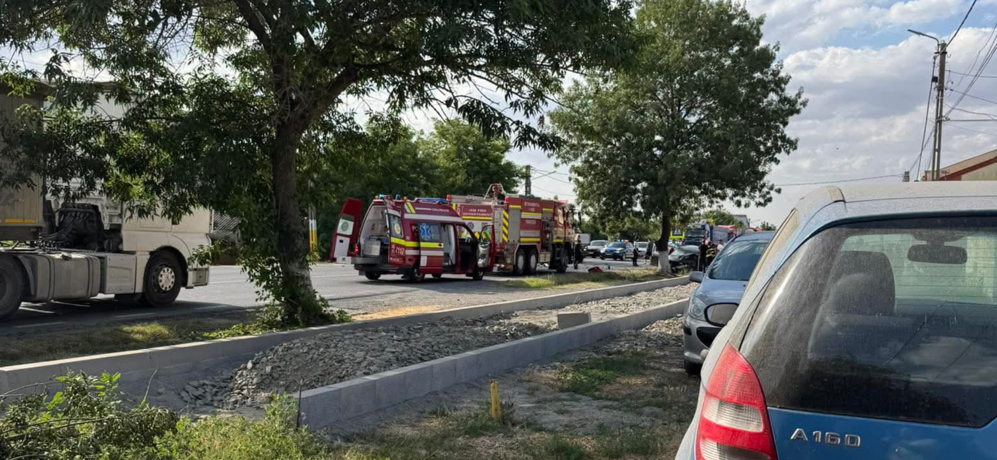 FOTO/ PATRU VICTIME au ajuns la spital în urma unui accident între două mașini, la Murfatlar, ieșirea spre Poarta Albă UPDATE accident murfatlar poarta alba