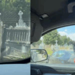 VIDEO O mașină a rupt gardul cimitirului din Eforie Nord eforie nord