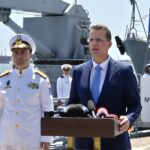FOTO VIDEO Ionuț Moșteanu, Ministrul Apărării, în Portul Constanța: „Marea Neagră va rămâne un loc al păcii” fa45dce8 b8df 4a03 80a4 192a67ba3ff7