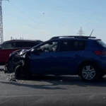 VIDEO Accident rutier în Năvodari / Două persoane au fost rănite hjh