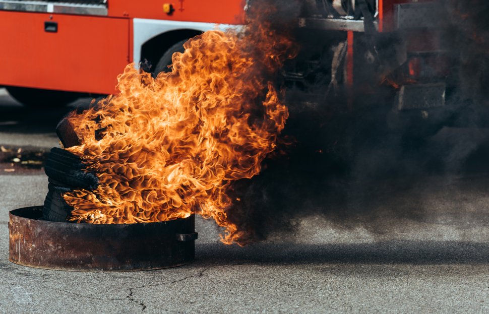 Un scuter electric a luat foc, în Cernavodă! UPDATE incendiu cauzat de un scuter electric 1492