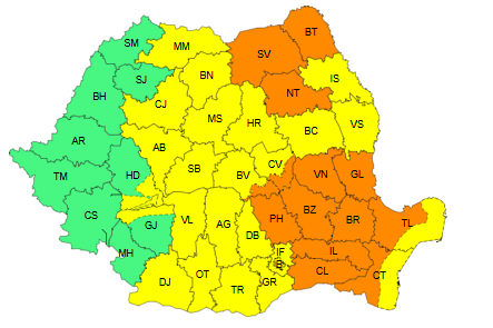 Cod galben și portocaliu de instabilitate atmosferică în Constanța: vijelii, grindină și averse torențiale 2 Cod galben și portocaliu de instabilitate atmosferică în Constanța: vijelii, grindină și averse torențiale nb