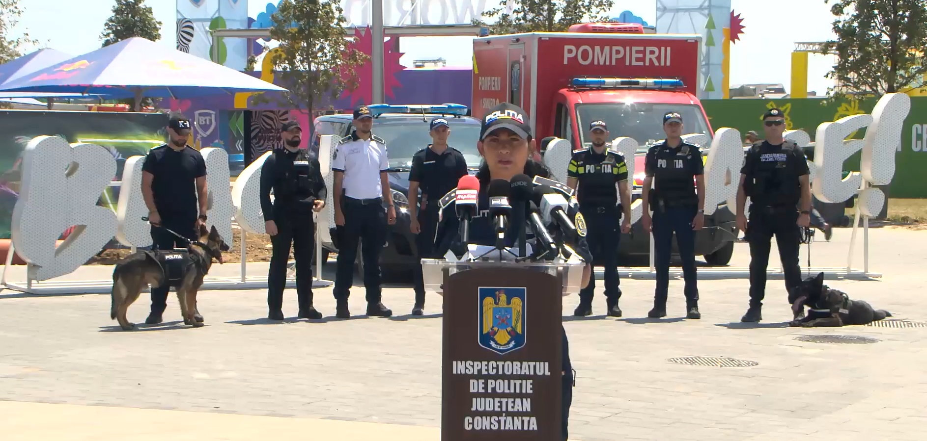 VIDEO Forțe impresionante mobilizate la Costinești pentru siguranța participanților la festivalul „Beach, Please!” olimpia ceara