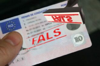 După ce a condus cu un permis fals, eliberat din 1987, a fost CONDAMNAT cu executare permis