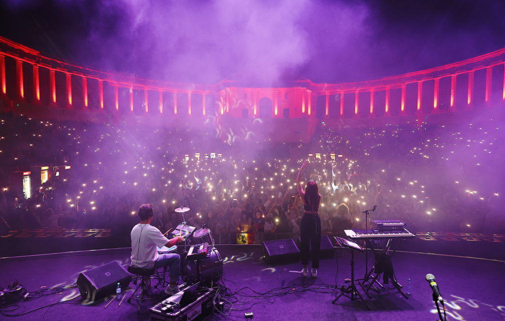 Trupa Moonlight Breakfast, concert acustic gratuit de la balconul Cazinoului din Constanța r 1