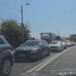 FOTO VIDEO Coadă de mașini care se întinde pe KILOMETRI, pe drumul spre sudul litoralului sss 1