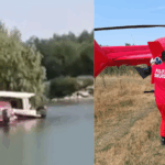 FOTO VIDEO Accident naval în Tulcea: O ambarcaţiune cu 12 persoane a intrat în mal / O femeie a fost preluată de elicopterul SMURD UPDATE tulcea accident naval
