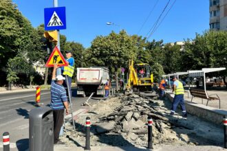 Restricții de trafic pe bulevardul Tomis: încep lucrările de reabilitare a trotuarelor și modernizare a iluminatului public 1 2 25 1