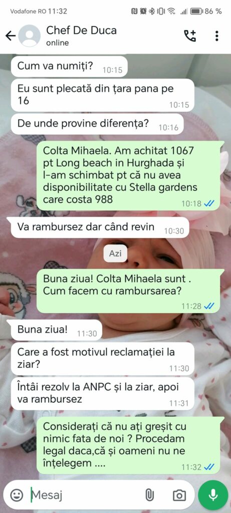 FOTO Ea este femeia acuzată că a păcălit zeci de oameni cu vacanțe fantomă – mărturiile clienților înșelați/ Percheziții la agenția de turism „Chef de ducă” din Constanța 10 FOTO Ea este femeia acuzată că a păcălit zeci de oameni cu vacanțe fantomă – mărturiile clienților înșelați/ Percheziții la agenția de turism „Chef de ducă” din Constanța 503906645 4119413381671616 4235916738884164027 n