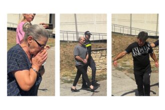 UPDATE VIDEO Magistrații au decis: Executorul și consilierul AUR rămân în arest preventiv/ Instanța a admis cererea DIICOT pentru toți arestații din „Fabrica de Moșteniri” IMG 9423 1