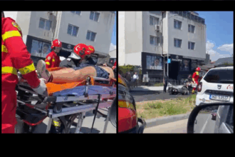 UPDATE FOTO VIDEO Motociclist accidentat pe Bulevardul Mamaia, preluat de SMURD Image Editor 2025 08 04T122610.346