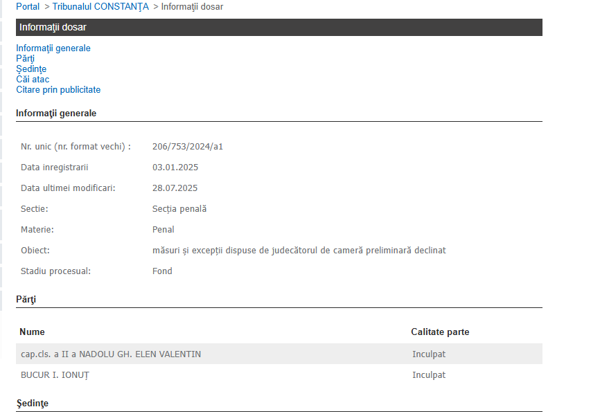Iată de ce Tribunalul Constanța a restituit Parchetului Militar dosarul caporalului acuzat că a ucis un câine din rasa Amstaff MINUTĂ Screenshot 2025 08 01 074139