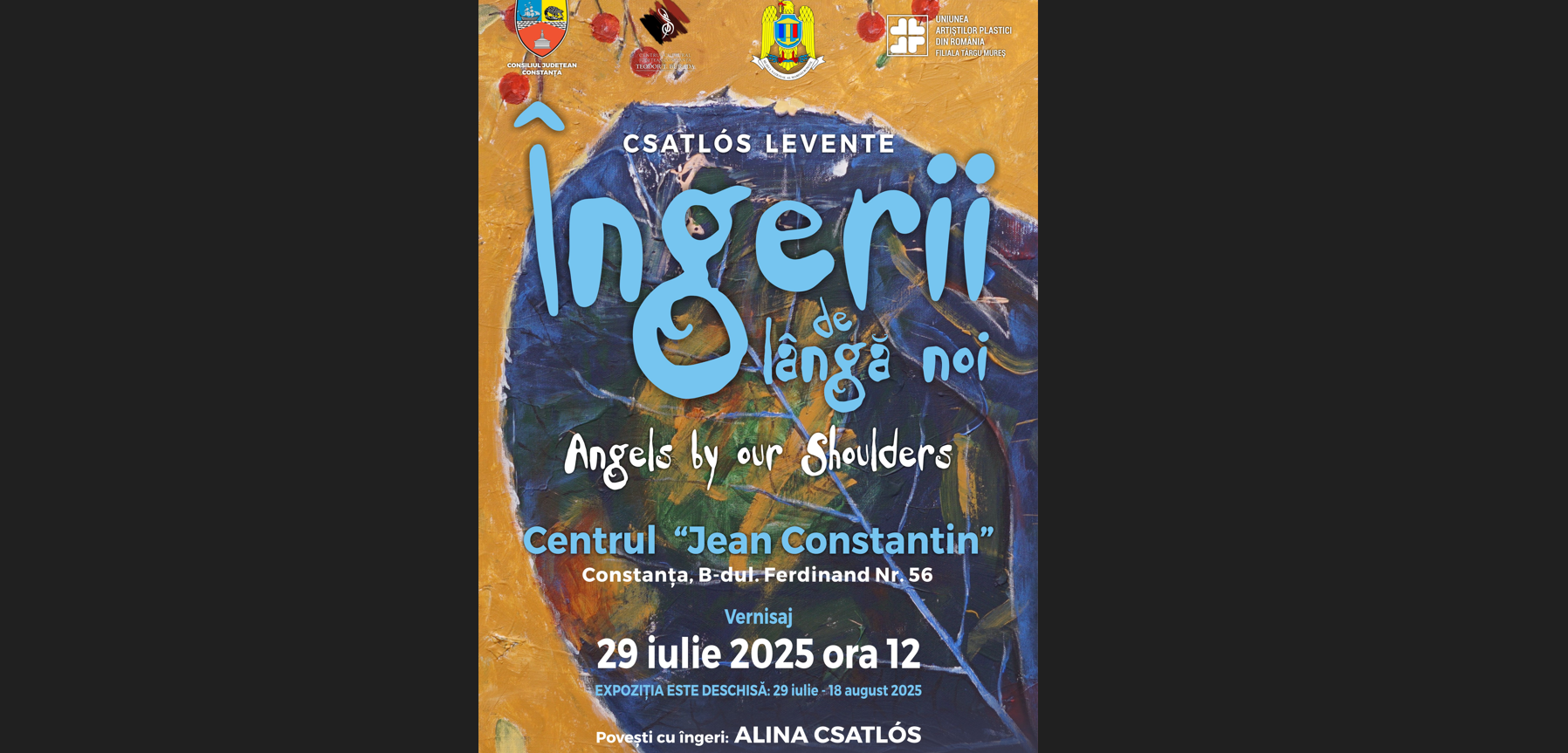 Constanța: Îngerii de lângă noi – Expoziție de artă cu intrare liberă, 29 iulie – 18 august Screenshot 2025 08 08 020908