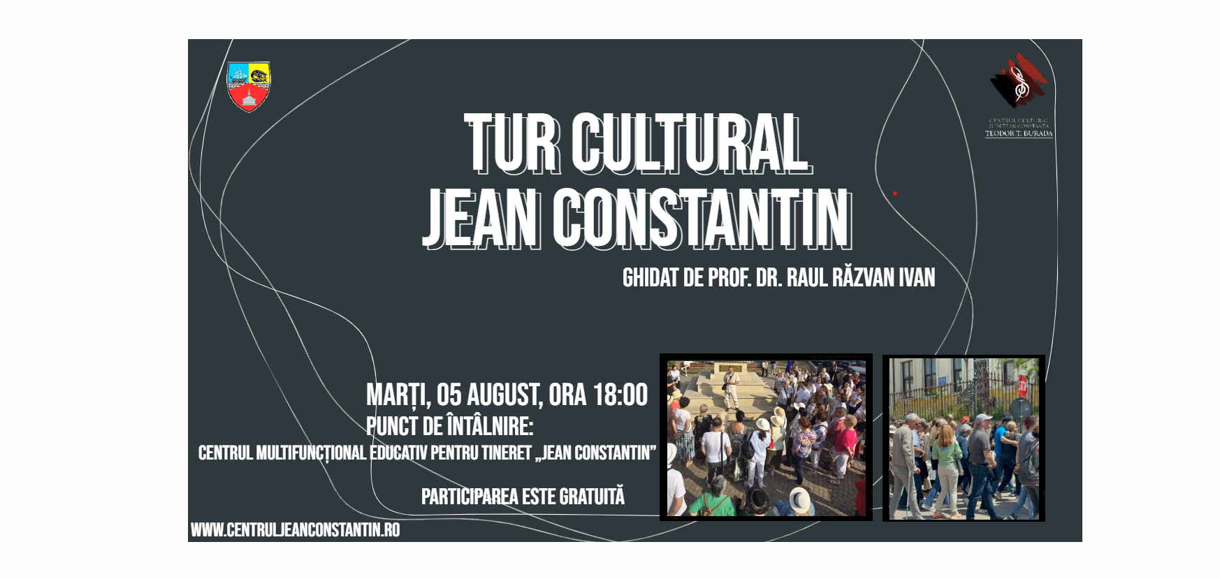 Nu uitați: Centrul Cultural Județean Constanța vă invită marți la Turul Cultural „Jean Constantin” – În pașii marelui actor ddddddddddd