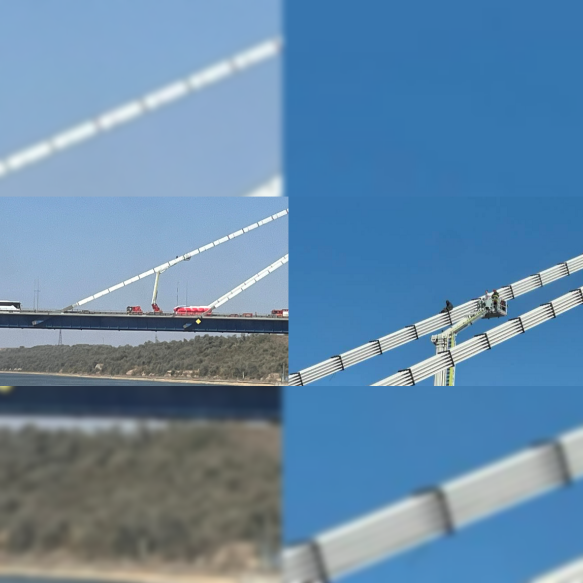 FOTO VIDEO Stegarul de Constanța: protest pe podul Agigea de peste 5 ore/ IPJ Constanța: TREI INTERVENȚII în ultimii ani, privind aceeași persoană UPDATE Image Editor 1