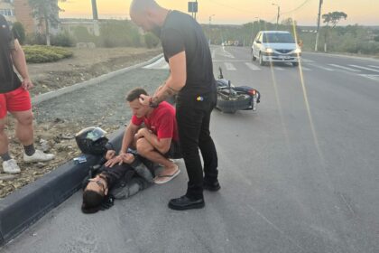 FOTO VIDEO Motociclist implicat într-un accident la intrare în Năvodari WhatsApp Image 2025 09 15 at 19.24.58 1